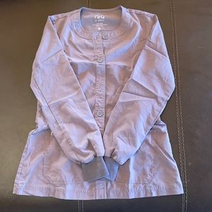 Barco gray scrub jacket size XS